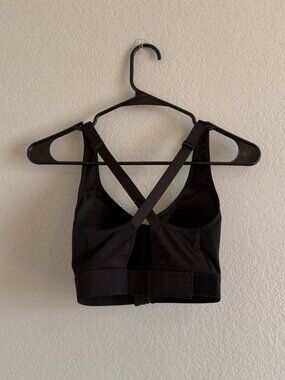 BRXL zip front high support sports bra